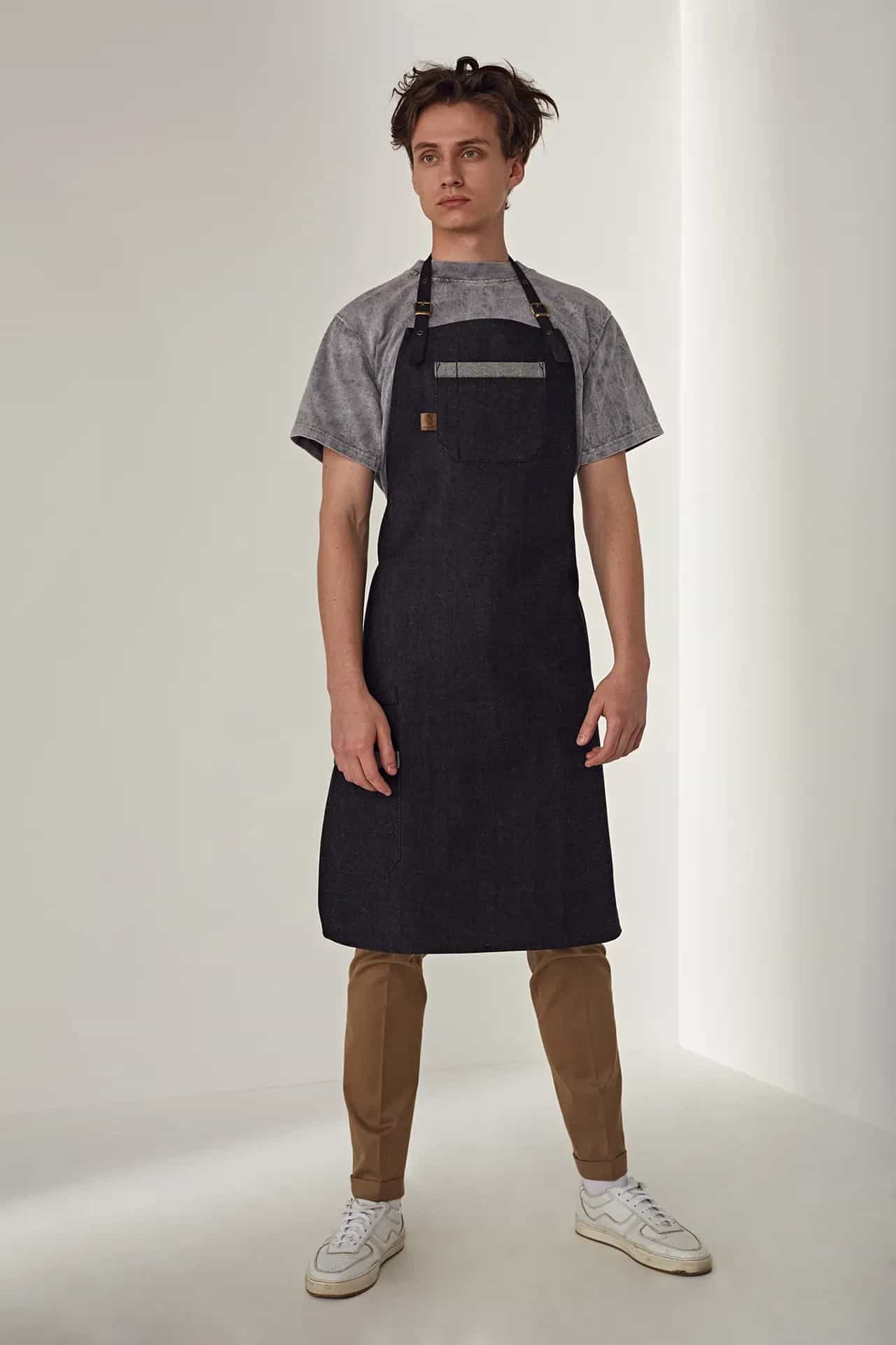 Apron Italia Apron Jeans Apron Blue